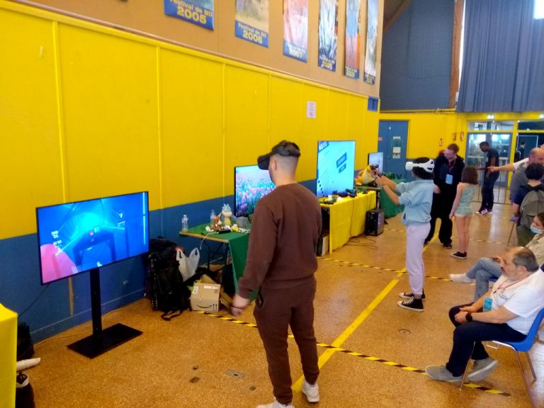 La réalité virtuelle au festival du jeux video de Vigneux…
