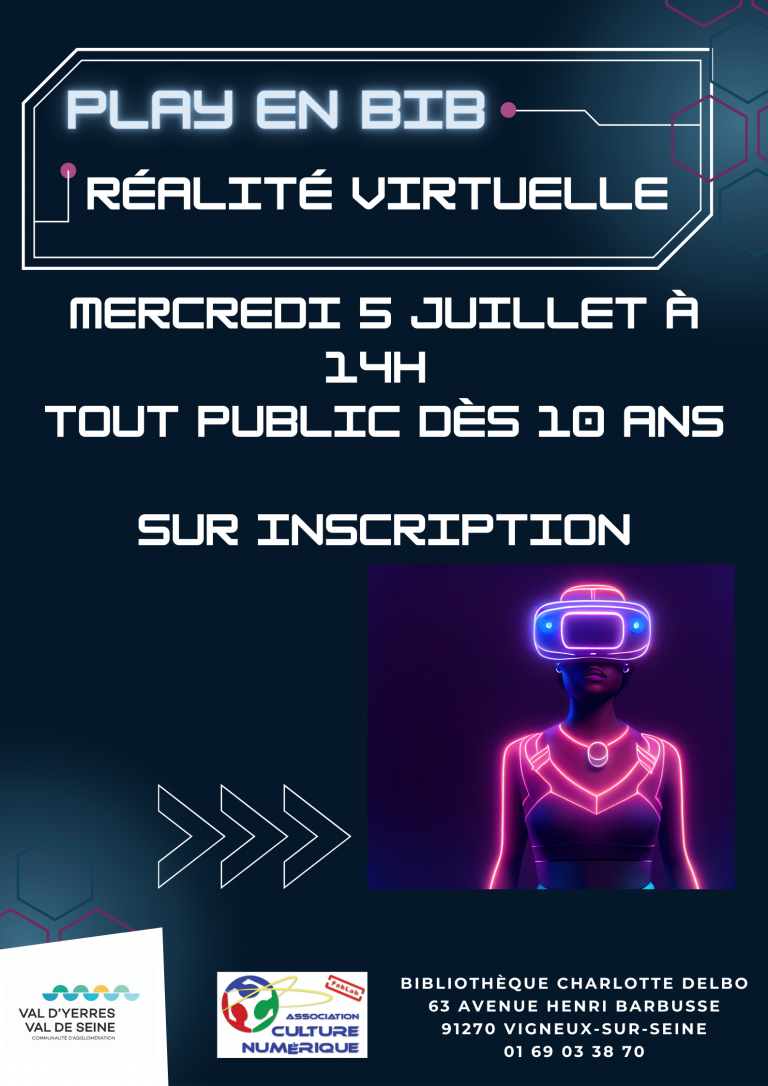Réalité virtuelle à la Bibliothéque Charlotte Delbo
