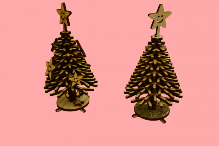 Quelques objets réalisés au FABLAB par découpe laser…