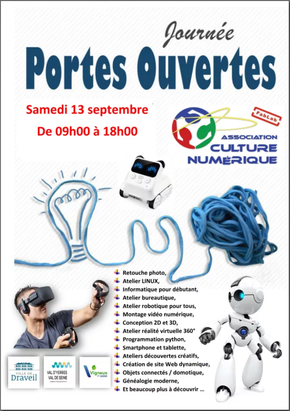 Samedi 13 septembre, Journée Portes Ouvertes à l’association…