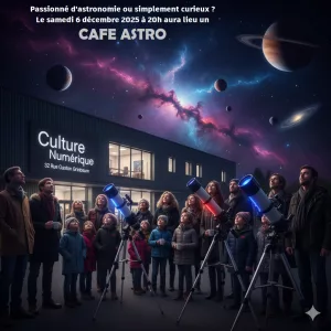 Samedi 6 décembre, Café Astro, une soirée pour explorer le ciel…