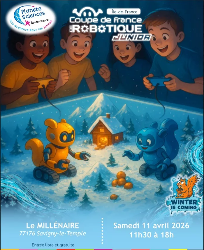 Samedi 11 avriol – Coupe de France Robotique Junior : Rencontre Ile-de-France