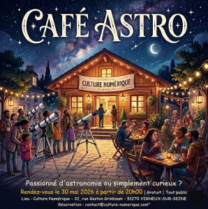 Samedi 30 mai, Café Astro, une soirée pour explorer le ciel…