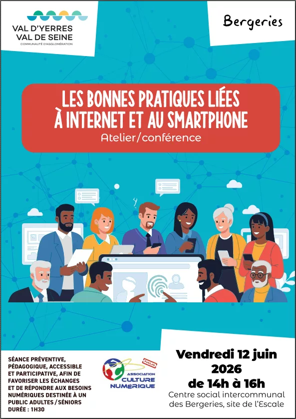 Vendredi 12 juin, Conférence sur les bonne pratiques liées à Internet et au Smatphone
